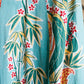 1950s Hawaiian Cotton Nani Mermaid Gown - Xs/S