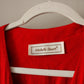 1980s Bold Red Michelle Stuart Rhumba Dress - Large