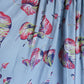 1940s Spring Leaf Cold Rayon Skirt - Xs/S