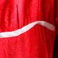 1950s Ruby Red Snowflake Dress - Medium