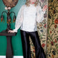 1960s Cropped Jersey Lounge Pants