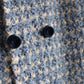 1950s Hand Knit Wool Sweater Coat & Matching Hat 