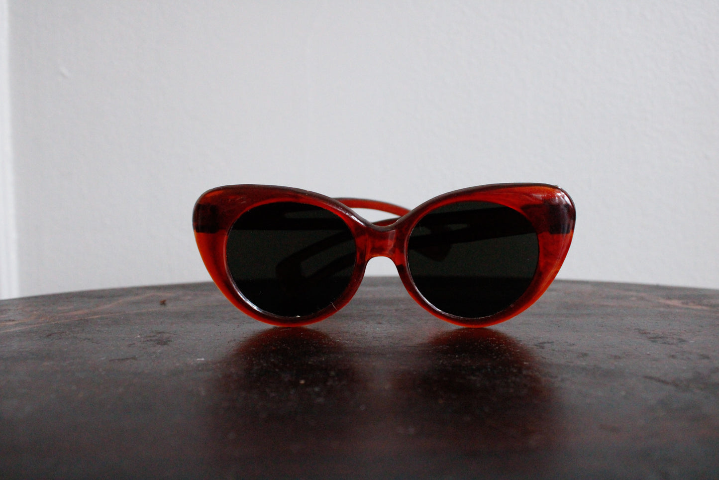 1940s Amber Plastic Sunglasses