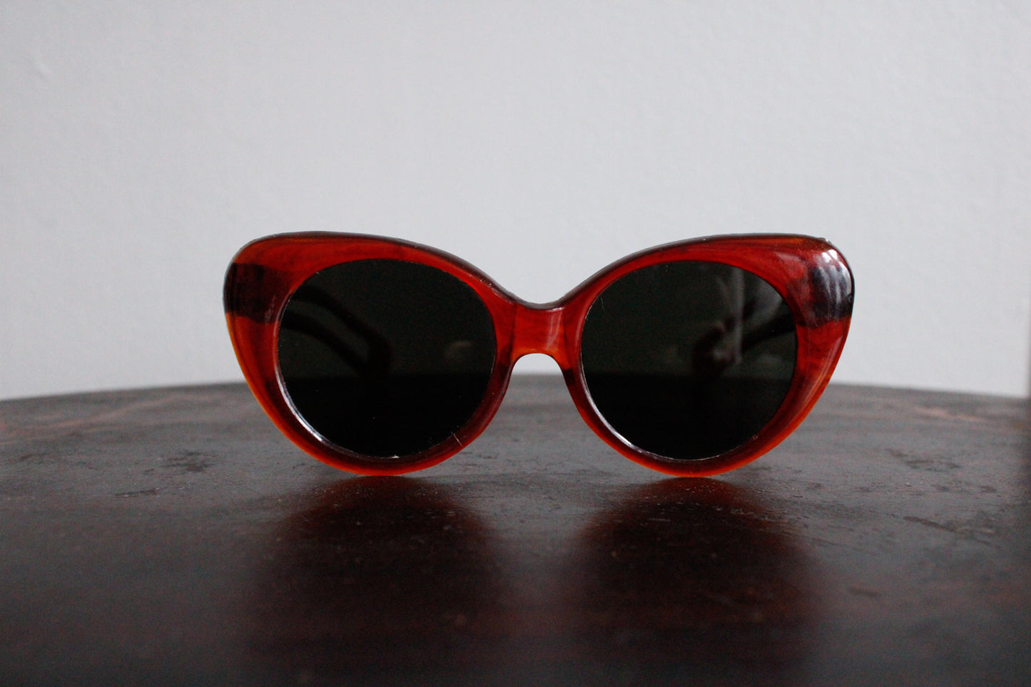 1940s Amber Plastic Sunglasses