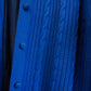 1960s Bright Blue Cozy Sweater Coat - Large