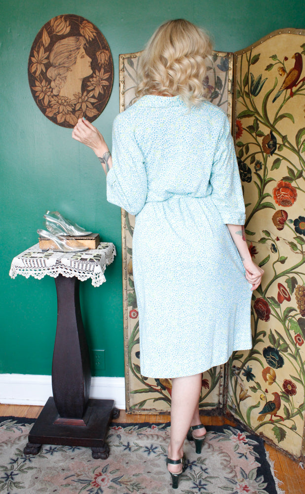 1970s Lilly Pulitzer Floral Day Dress