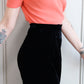 Late 1940s Velvet Black Cropped Pants - Small