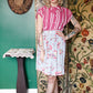 1940s Spring Leaf Cold Rayon Skirt - Xs/S