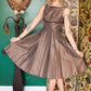 1950s Silk Plaid Mary Moffat Dress 