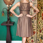 1950s Silk Plaid Mary Moffat Dress 