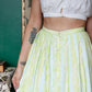 1950s Seascape Cotton Skirt