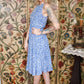 1990s Alexandra Silk Abstract Dress