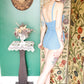 Late 50s Jantzen Blue Diver Swimsuit