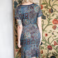 1960s Myrnette Abstract Print Sheath & Bolero