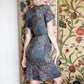 1960s Myrnette Abstract Print Sheath & Bolero
