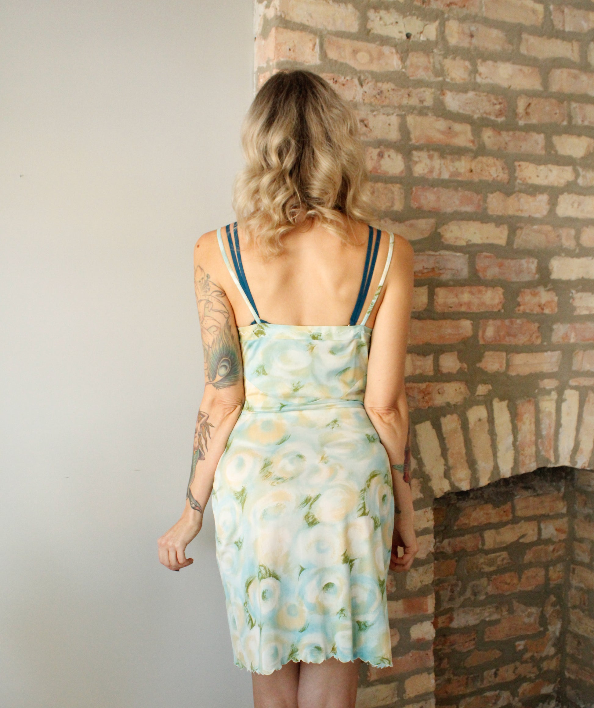 1960s Floral Slip Dress
