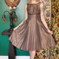 1950s Silk Plaid Mary Moffet Dress