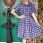 Late 1950s Plaid Jerry Gilden Dress & Bolero 