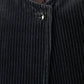 1980s Corduroy Gray 2pc Pant Suit - Small