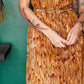 1960s Abstract Autumn Sheath Dress & Jacket