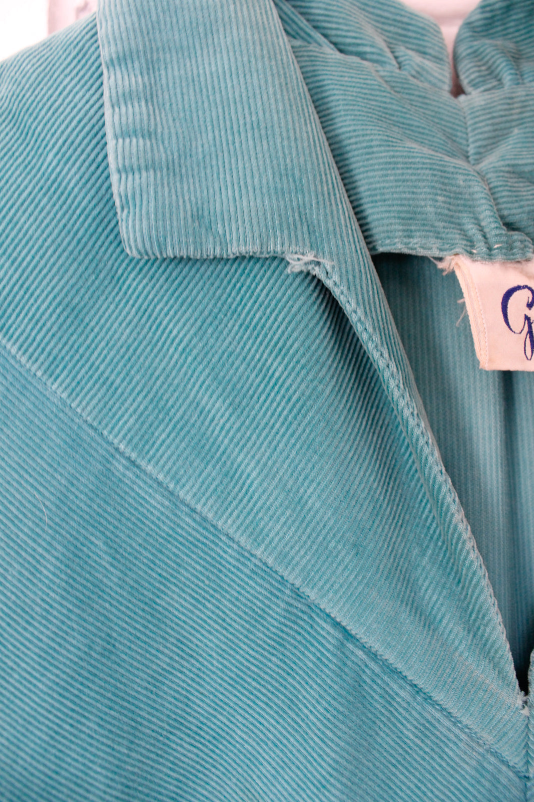 1940s Gay Gibson Corduroy Dress - Xs