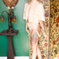 1930s Silk and Rayon Lace Champagne Bed Jacket