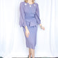 1930s Lovely Lavender Rayon Dress - Small