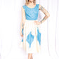 1950s Vicky Vaughn Scarf Print Dress - Small