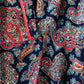 1940s Kamore Cold Rayon Paisley Dressing Gown - M/L