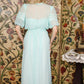 1960s Ocean Tide Gown & Jacket
