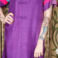 1960s Polynesian Hawaiian Silk Dress