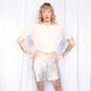 1910s Edwardian Ivory Silk Blouse - S/M