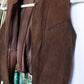 1930s Dark Brown Suede Buckle Back Single Pocket Vest - Xs/S1930s Dark Brown Suede Buckle Back Single Pocket Vest - Xs/S