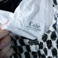 1950s Cole of California Cotton Black & White Dress - Medium