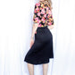 1930s Bold Floral Rayon Jersey Dress - Xlarge