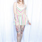 1950s Cole of California Striped Playsuit - Medium
