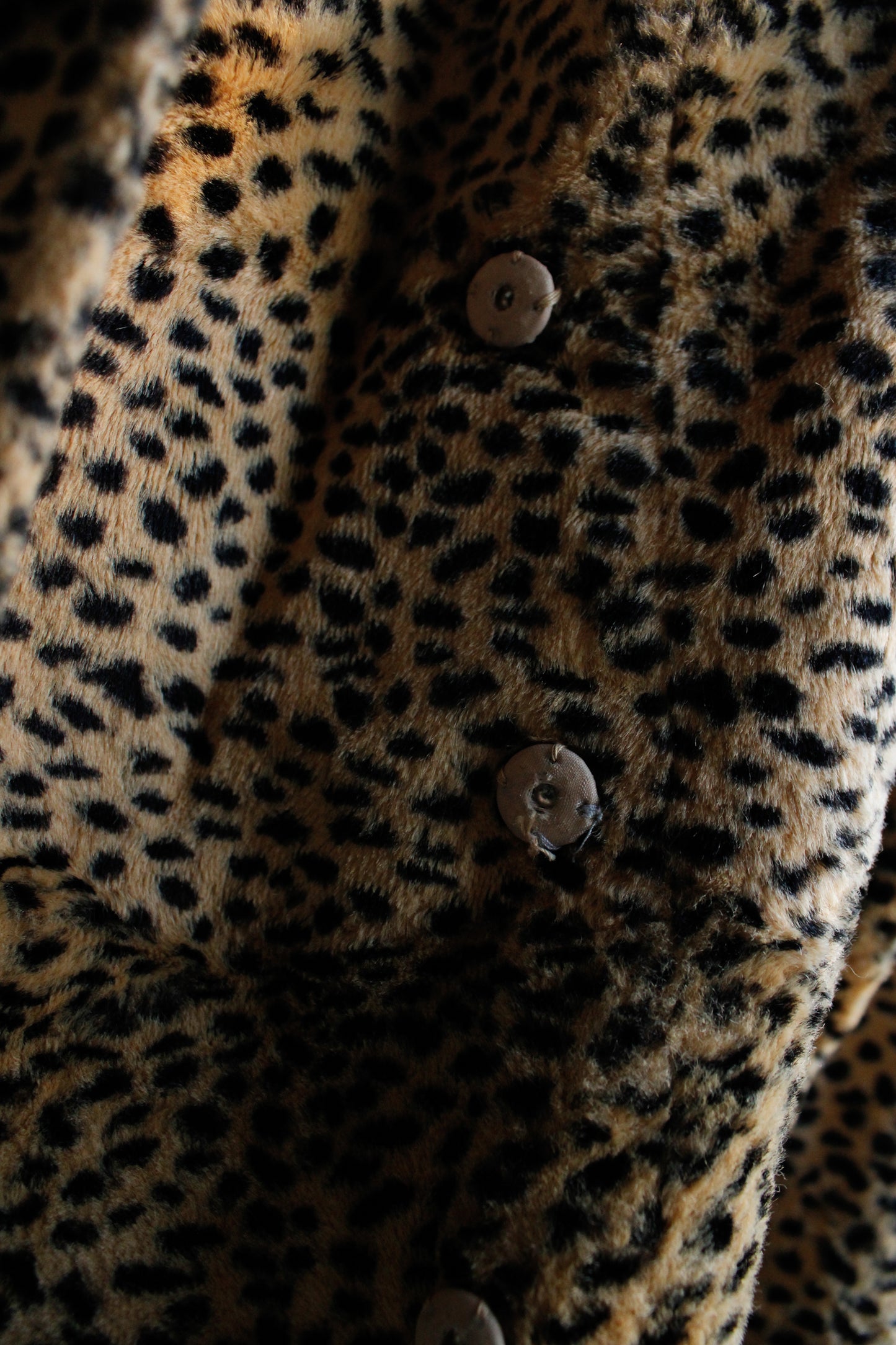 1960s Cheetah Faux Fur Eloise Curtis Jacket - Small
