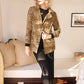 1960s Faux Fur Cheetah Print Jacket -Small 
